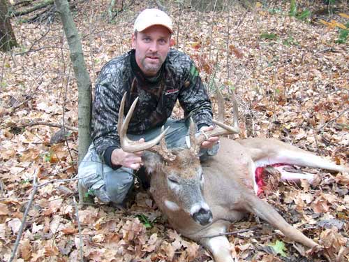 David with his 8 point buck