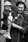 Grandma holding Michael April 18, 1954